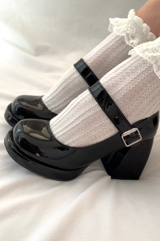 High Heel Mary Janes